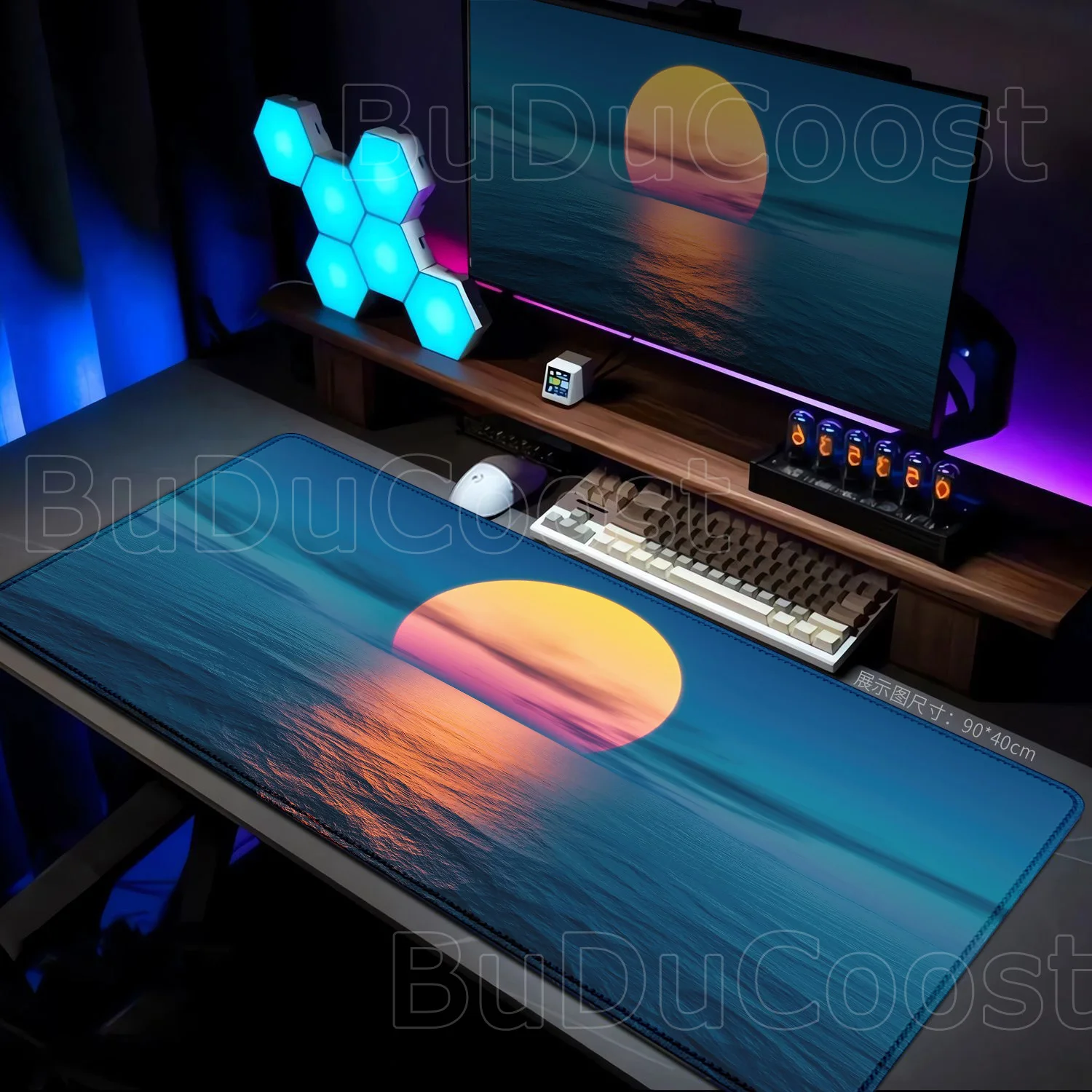 

HD Beautiful Wallpaper Scenery Mouse Pad Anti-Slip Rubber Gaming Carpet Desk Mat Locking Edge for Office E-sport Speed Mouse Mat