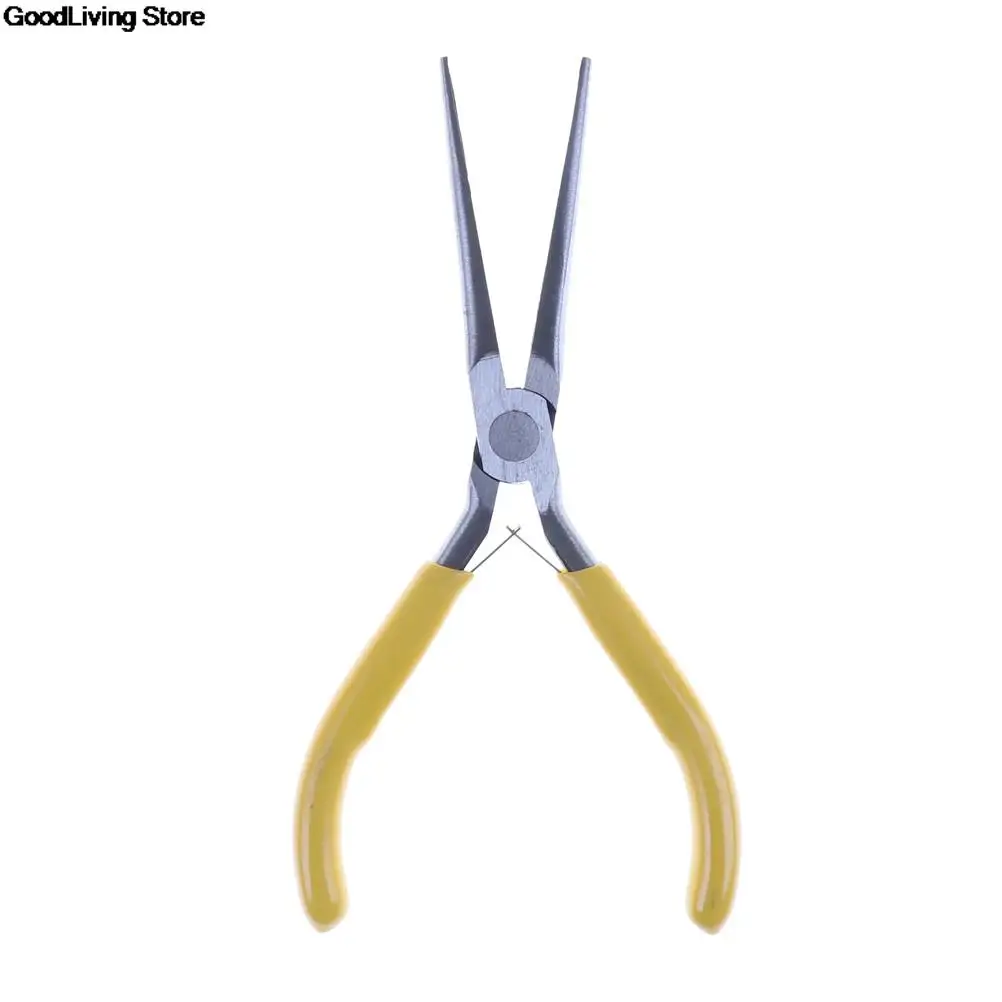 1PCS high-carbon steel Long Nose Plier Multi tool Forceps Repair Hand Tools Needle Nose Pliers Press tool 5''/125mm