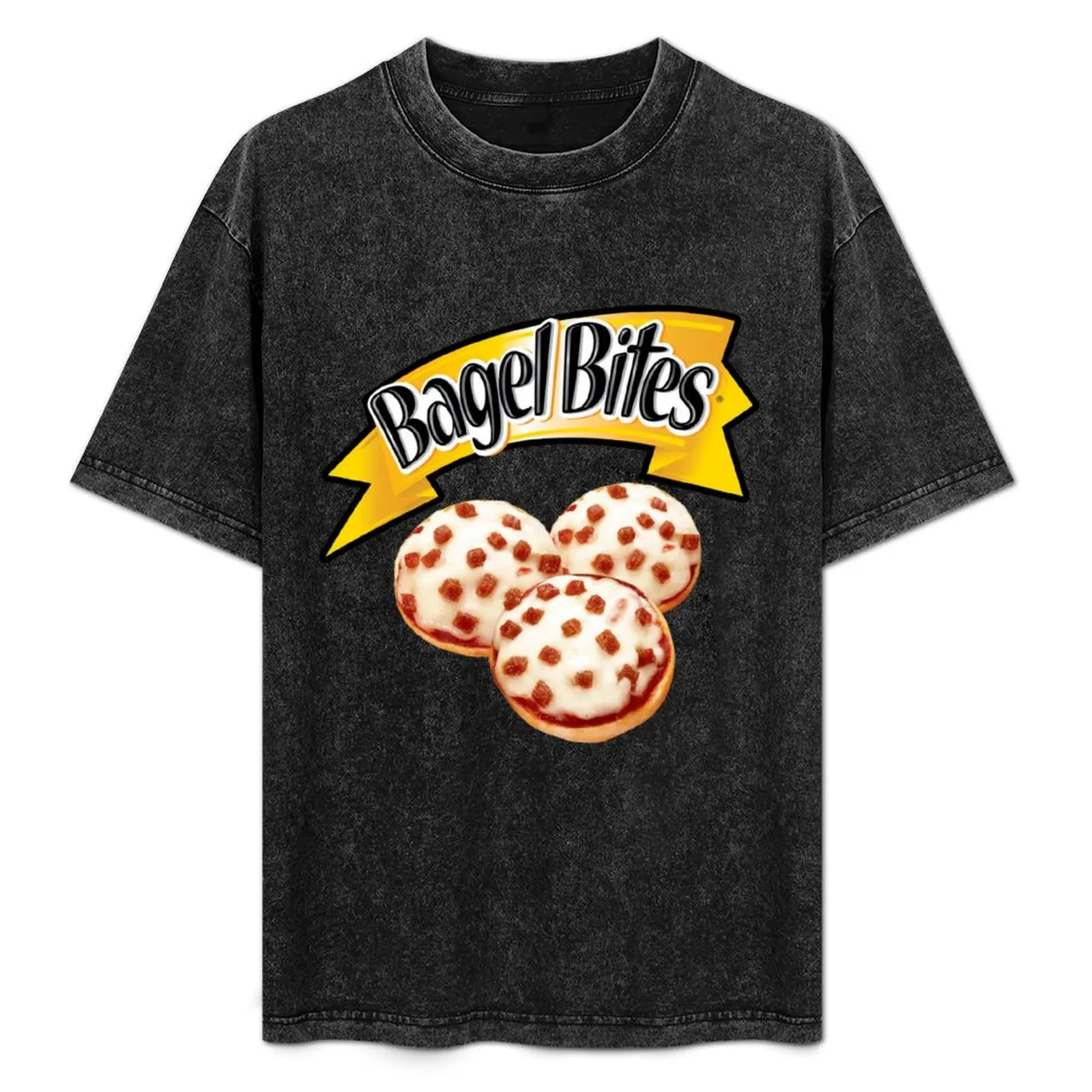 Bagel Bites Frozen Pizza Logo Brand Food Foodie Fan T-Shirt vintage clothes boys animal print mens designer t shirt