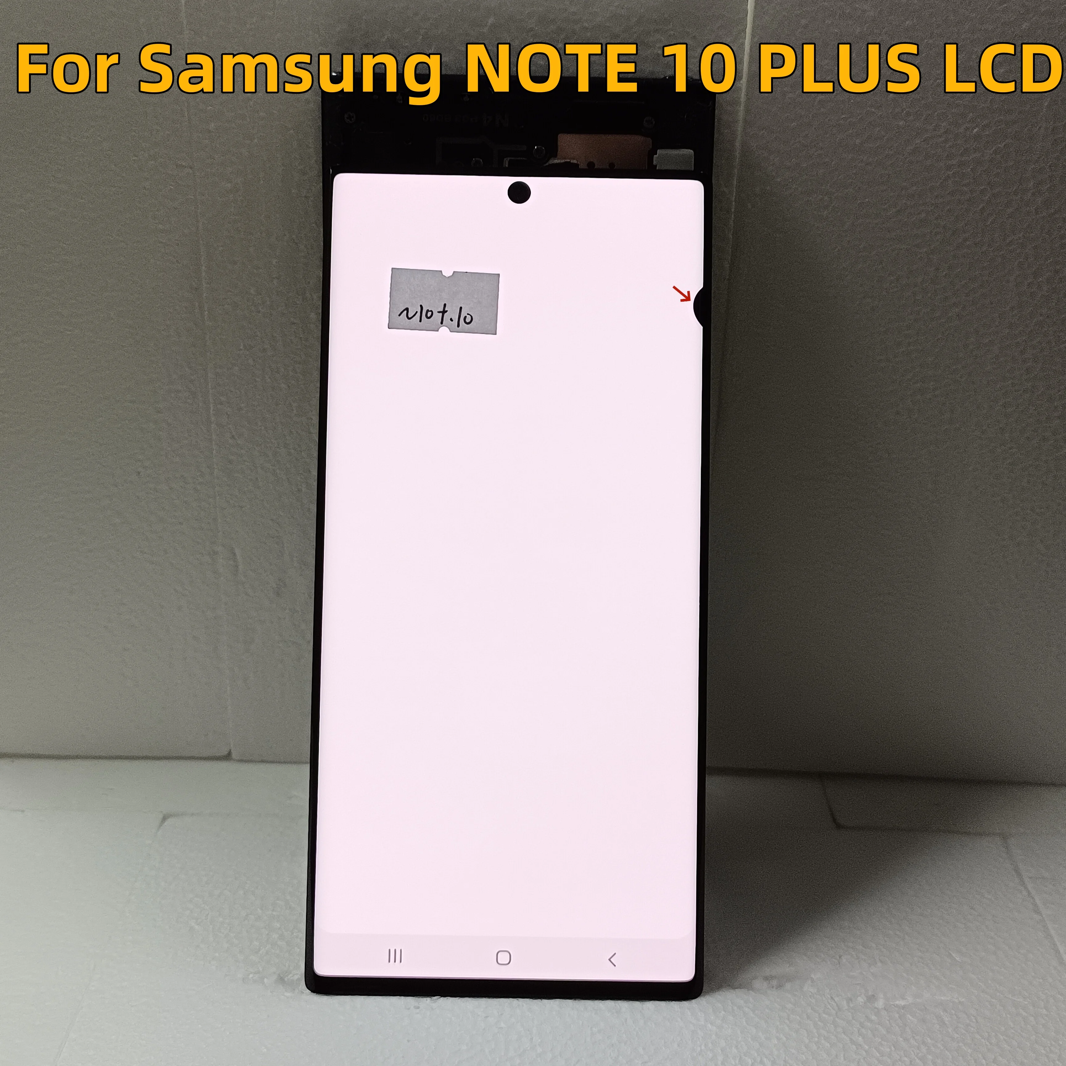 

6.8'' For Samsung For Note 10 Plus N975f N975 N975w Lcd Display Touch Screen Digitizer Assembly Replacement，with Black Dots