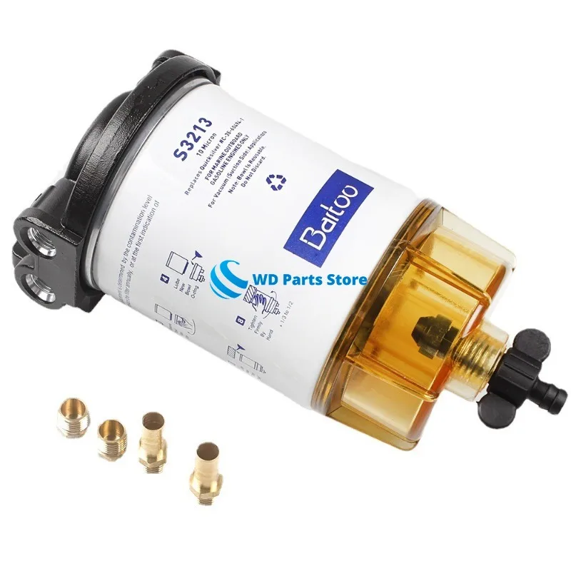 S3213 Fuel Water Separating Filter Element For Mercury Quicksilver OMC Outboard 802893Q01 Marine 35-809097
