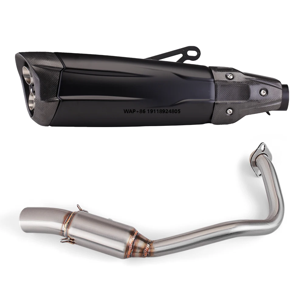 

Complete Exhaust System for 2018-2020 Moto Motocross XMAX300 XMAX 300 XMAX250 Front Tube Modified Exhaust New Condition