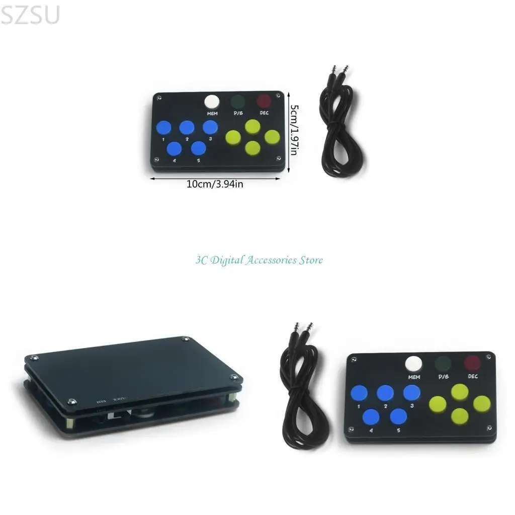 

SZSU Shortwaves Remote Control Keyboard for FT710 FT991 FT891 FTDX10 Radio Accessory