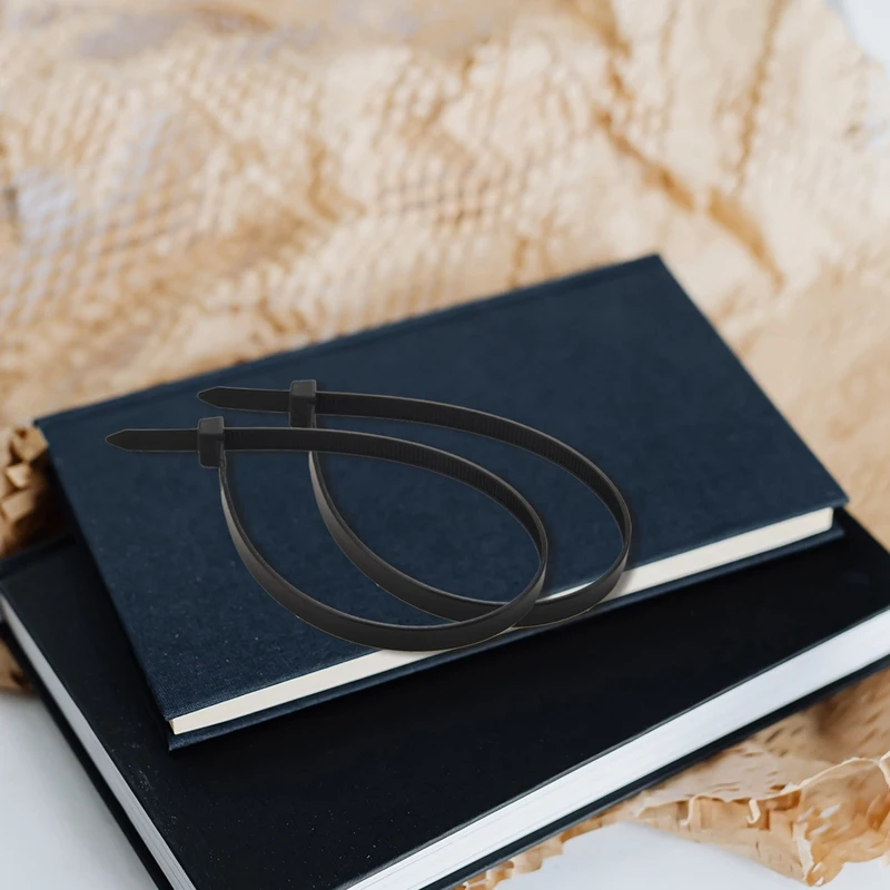 New Zip Ties 12 Inch Heavy Duty Zip Ties With 120 Pounds Tensile Strength, Black Cable Ties, 100 Pieces