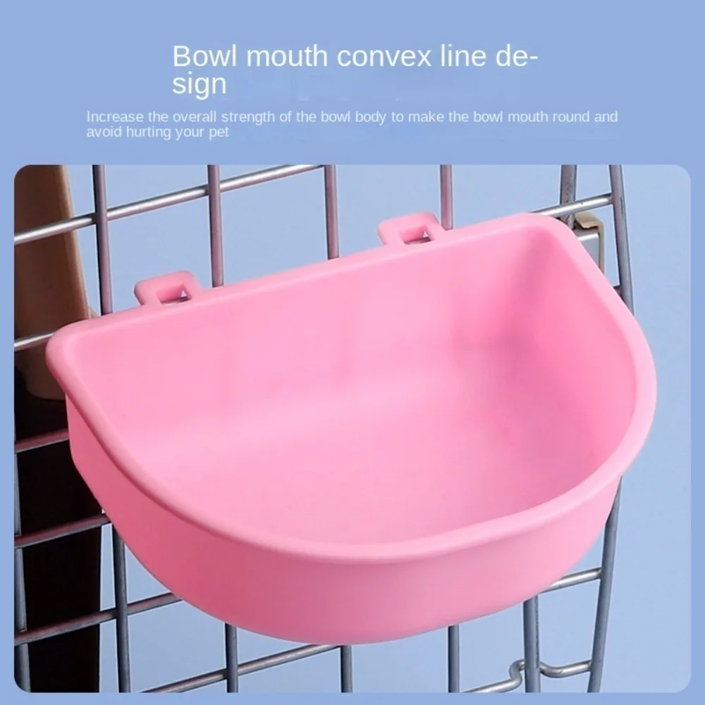 Portable Plastic Dog Hanging Bowl Cheap Cat Dog Food Pet Feeding Bowl Durable Cat Hanging Drinking Bowl