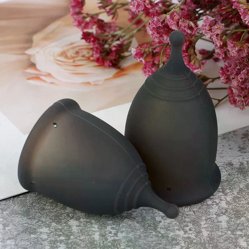 /YOV/Colorful Menstrual Cup  Grade Silicone Sterilizing Cup Women Lady Menstrual Period Cup Feminine Hygiene Products 1PC