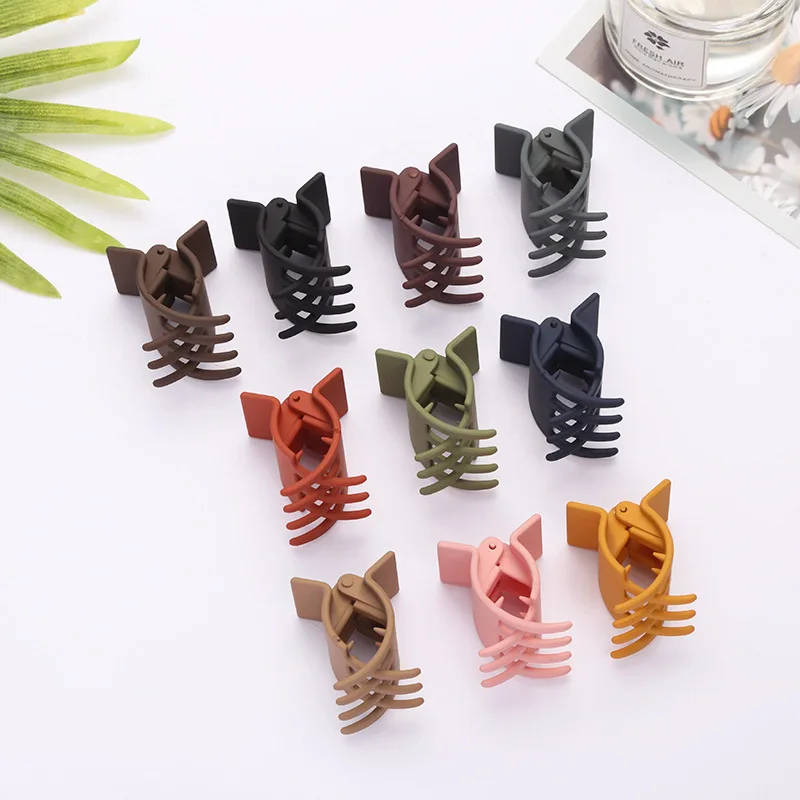 Selling New Fashion All-match Small  Acrylic Scrub Hairpins Barrettes for Women Girl Clamp Hair Accessorie Headwear Wholesale