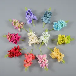 50pcs Artificial Silk Hyacinth Flower Heads Hyacinthus Orientalis For DIY Wedding Home Garden Flowers Bouquet Decoratiive