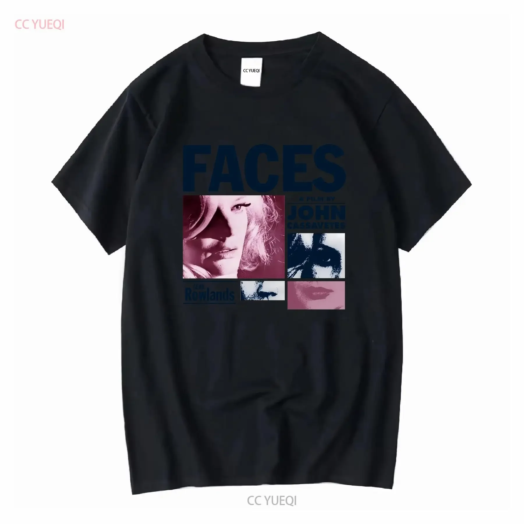 Gena Rowlands caras película camiseta John Cassavetes película camiseta regalo de seguidor único vintage cine mercancía amante vintage lavado