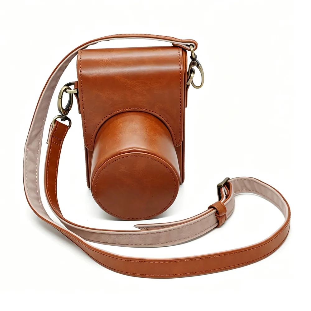 75mm 65mm PU Leather Camera Telephoto Lens Case Bag for Fujifilm Fuji XE1 XE2 XE3 XE4 XE4 XE5 XA1 XA2 XA3 XA5 XA7 XA10 XA20