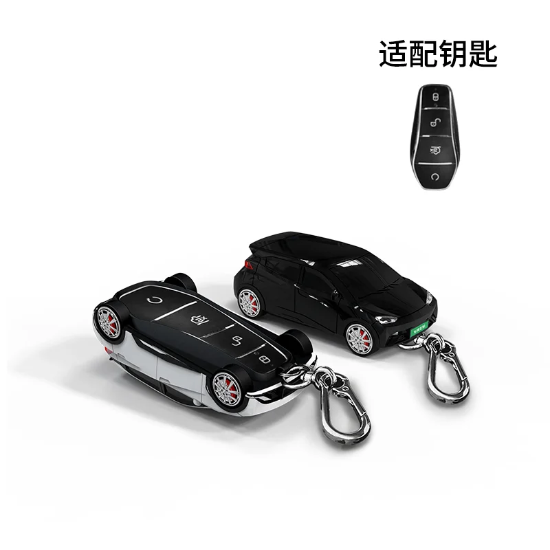 Für BYD Seagull Auto Modell Schlüssel Fall für Song Plus Atto 3 Han EV Tang DM Qin Seal Dolphi Fernbedienung Schlüssel Abdeckung schlüsselbund Mann Männer Geschenk – Detail 6