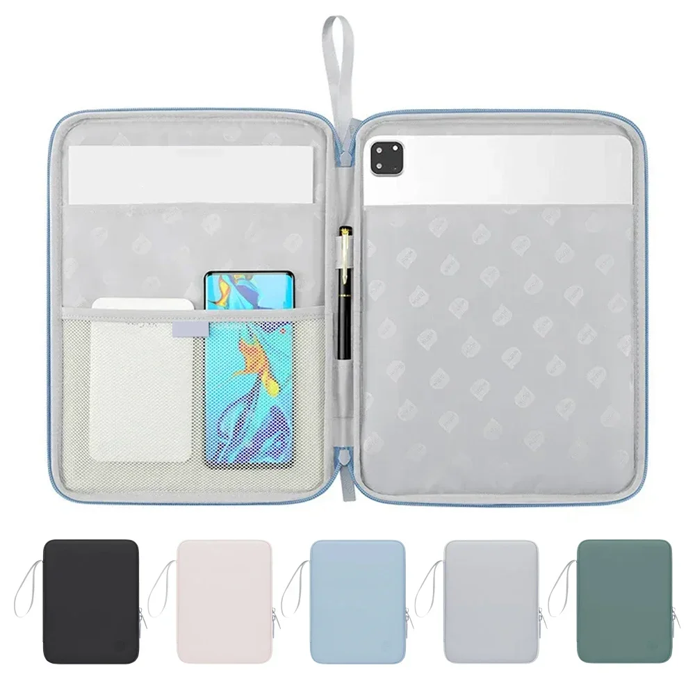 حقيبة كمبيوتر لوحي 9-11 بوصة لجهاز IPad Pro AIR 11 10.2 12.9 بوصة 13 بوصة حافظة لهاتف سامسونج وشاومي ريدمي وهواوي لينوفو حقائب PU مقاومة للصدمات