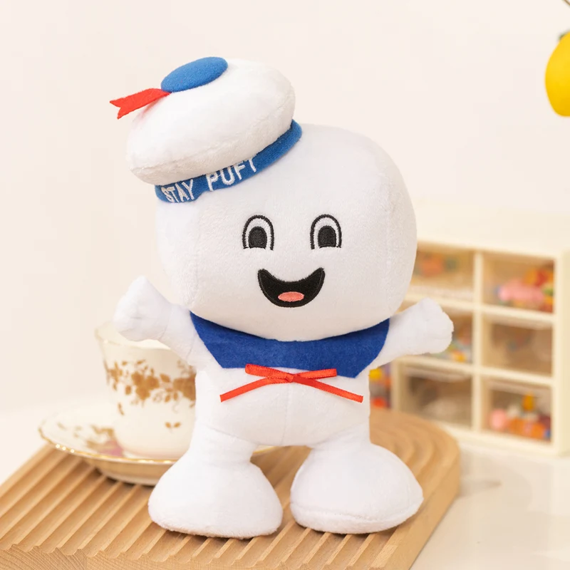 2 Stück Marshmallow Man Slimer Plüschfigur, Vintage Ghostbusters 3 Stay Puft Plüsch, Bank Sailor Plüschpuppe, Weihnachtsgeschenke – Detail 5
