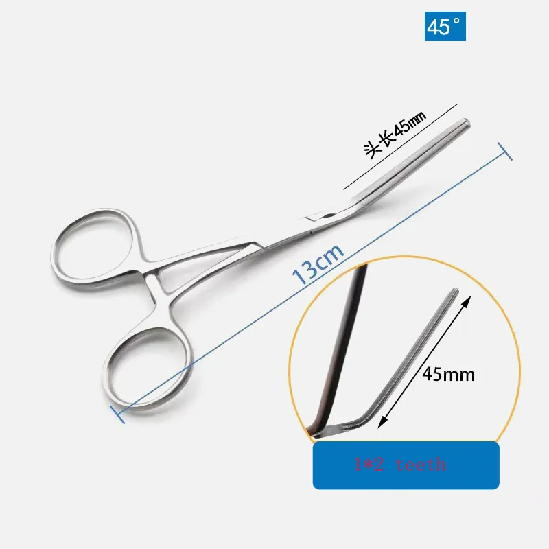 Arterielle nicht-invasive Pinzette. Thoraxische Herz-Kreislauf-Chirurgie-Instrumente. Seitenwand-Pinzette. Hämostatische Pinzette mit venösen Adern