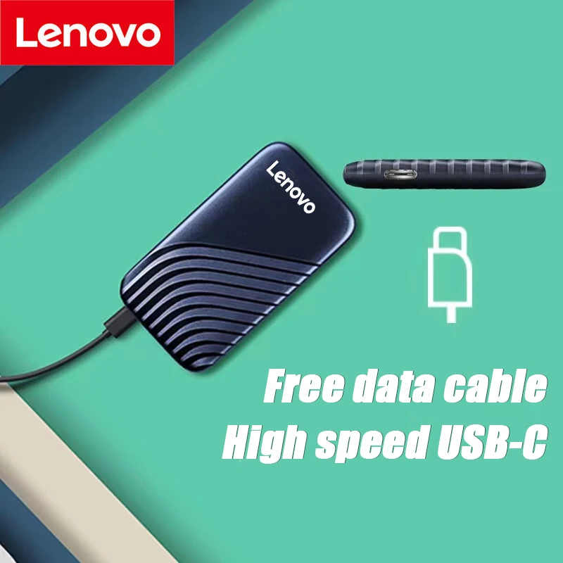 Lenovo Original High-speed 128TB 16TB 512TB Portable SSD 2TB Portable External Solid State Hard Drive USB3.1 Interface Mobile