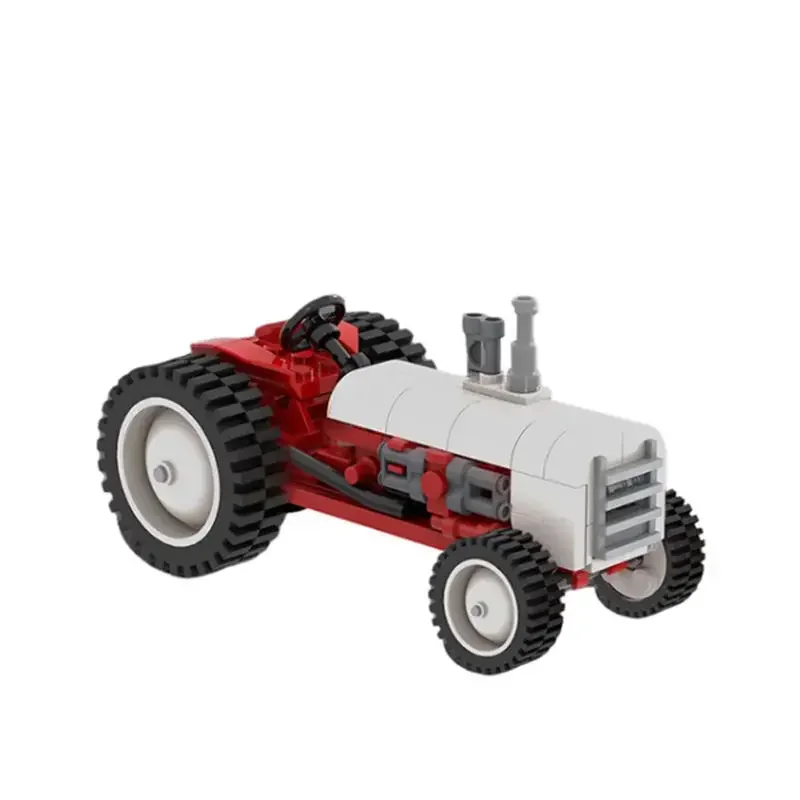

High-tech Tractor Building Block MOC-63433 Fords 8N Tractor Head Agricultural Machinery Assembly Puzzle Kid Toy Birthday Gift