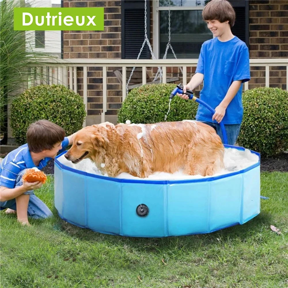 Dog Sink Pet Collapsible Bathtub Portable Outdoor Mobile Folding Sink Kitten Bathing Tub Cleaning Pool Cleaning Dog Pool Cage