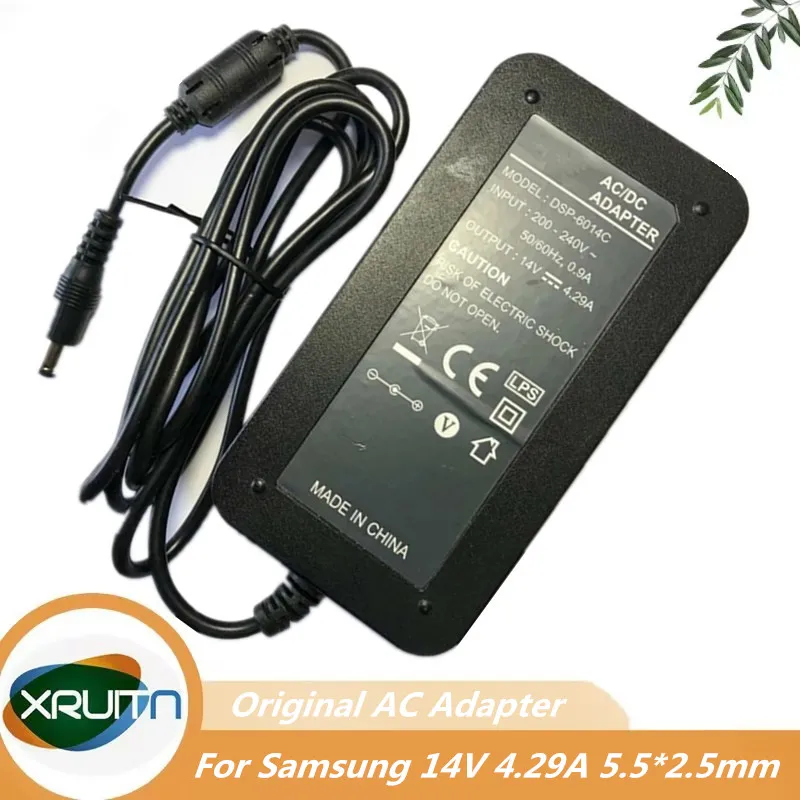 Genuine for Samsung 14V 4.29A Switching Power Supply DSP-6014C DSP-6014A AC Adapter Charger Unity Media Horizon SMT-G7400