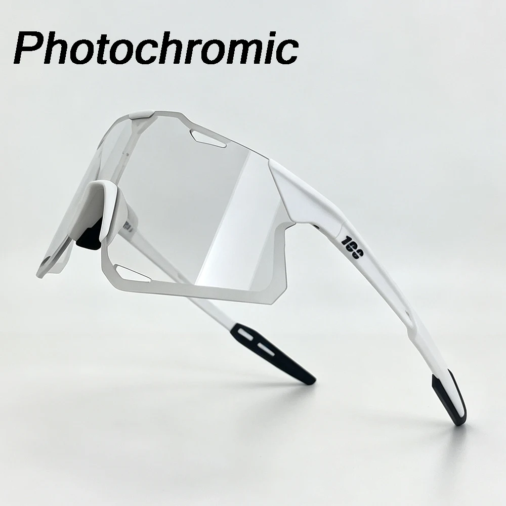 Newest Photochromic Goggles Cycling Sunglasses UV400 TR-90 Sports Glasses MTB Mountain Bike Riding Eyewear for Men Women