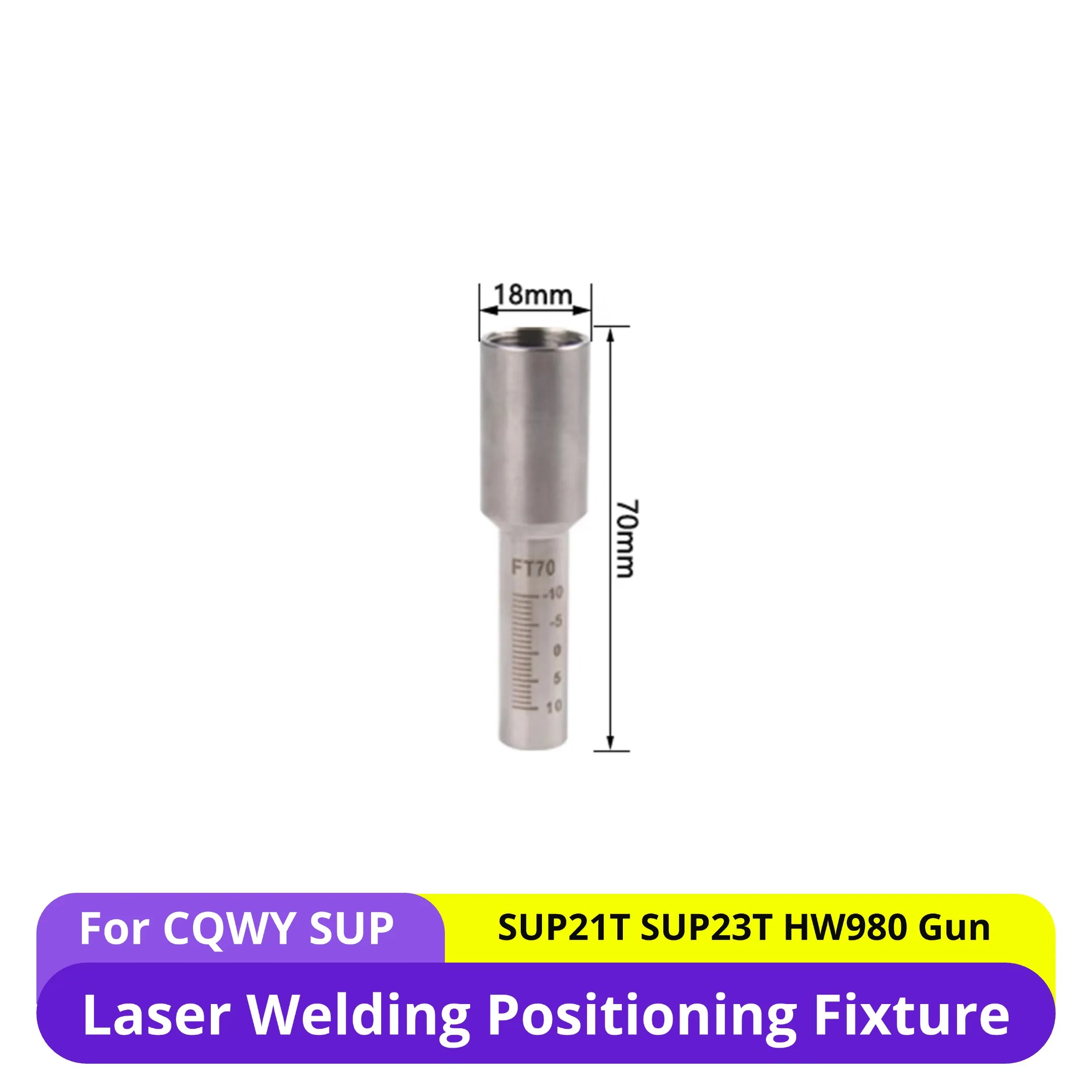 Laser Handheld Welding Exterior Corner Positioner Fixture M16 Graduated Tube Auxiliary Device For weiye SUP Qilin Welding Gun