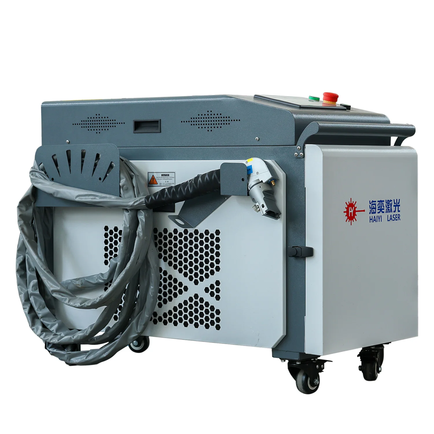 Fiber Laser Cleaning Machine Handheld Portable for Stainless Steel & Aluminum Rust Removal with Water Chiller