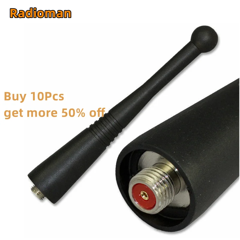 1PC UHF 800MHz Stubby Short Antenna For Motorola NAF5042 HT1000 MTX9250 XTS1500 PRO5350 Radio Walkie Talkie Accessories