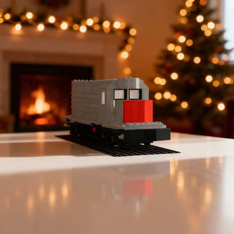 307pcs MOC City Trains Southern Pacific EMD 2 Model Building Blocks Architecture Toy Christmas Gifts Idea Education Brick Kids