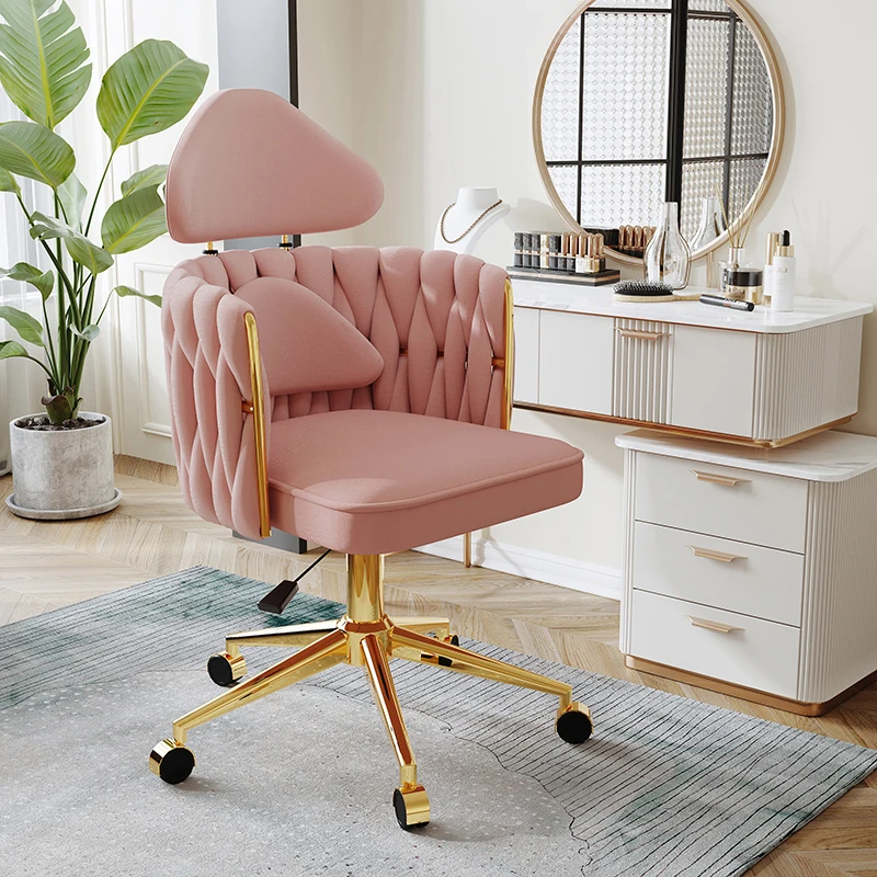 

Новое элитное компьютерное кресло для дома, офиса, спальни, гостиной, с регулировкой высоты и вращения, обивка из ткани/кожи