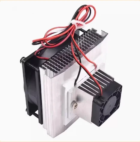 

1PCS 200 x 115 x 8.5mm 120W Thermoelectric Peltier Refrigeration Semiconductor Cooling System Kit Double Fan