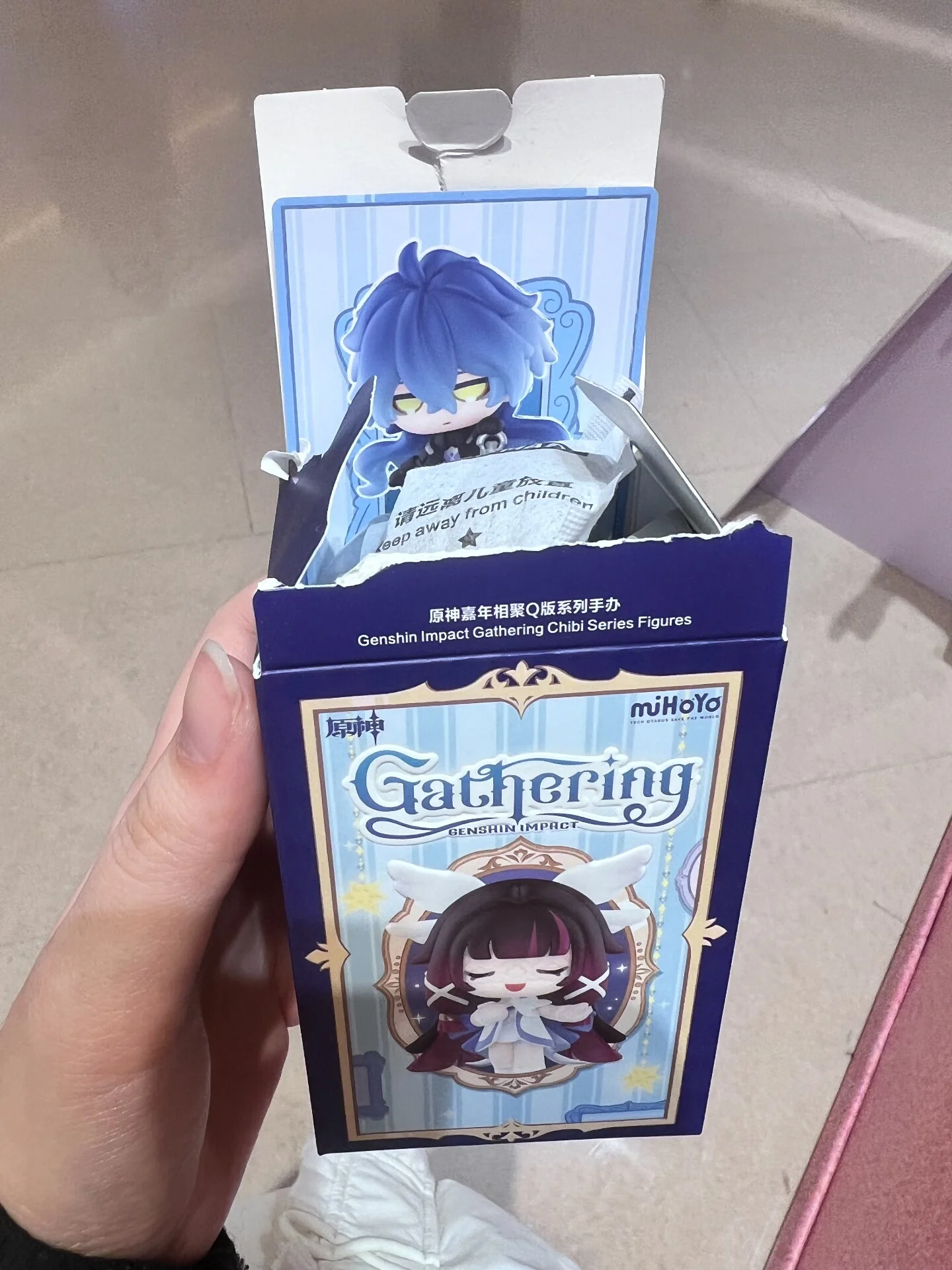 ​In Stock Genshin Impact Official Chibi Blind Box Flins Carnival Gathering Q-version PVC Figure Collection Cosplay