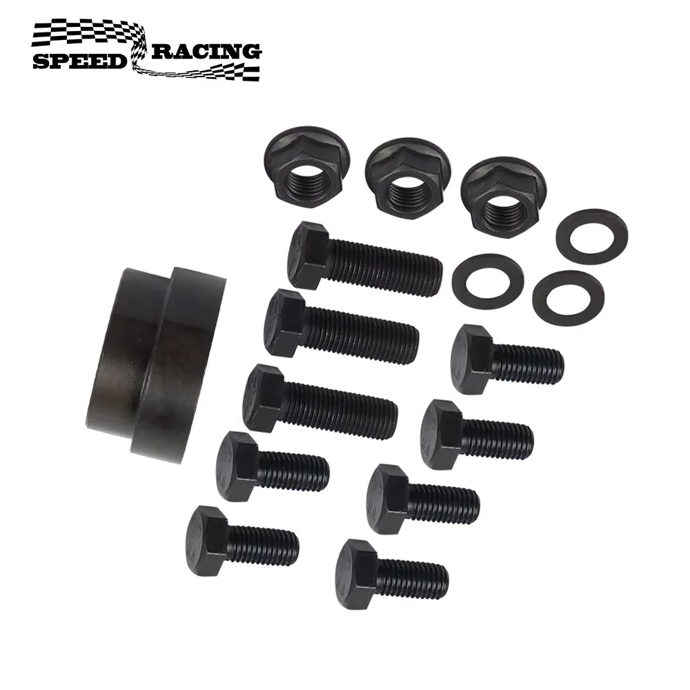 

Для TH350/700R4 200-4R 4L60 Черный GM Gen III LS V8 Комплект адаптера крутящего момента и болтов TB-1070-BK