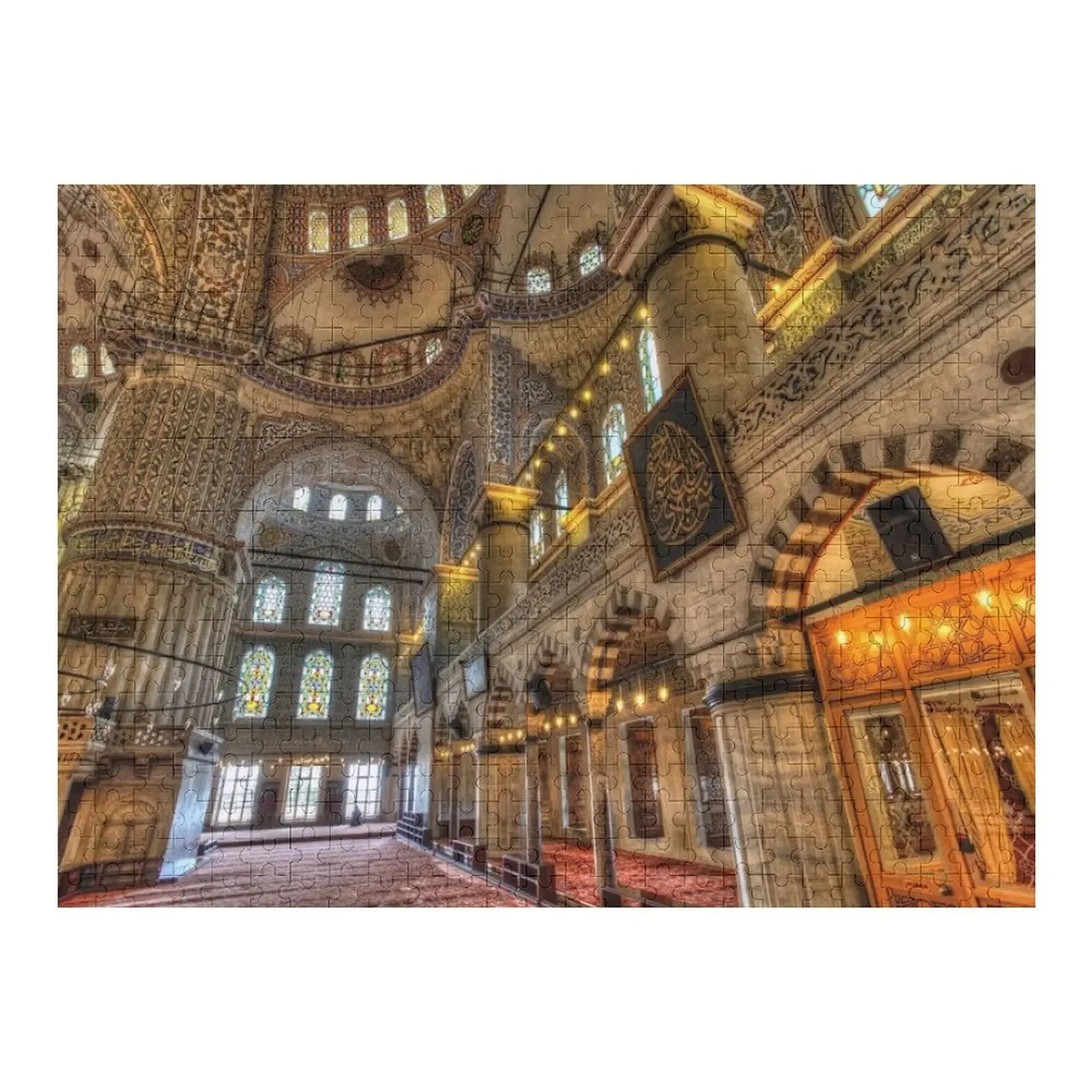 

Istanbul Blue Mosque Jigsaw Puzzle Personalized Wooden Name Woodens For Adults Wooden Decor Paintings Custom Child Puzzle