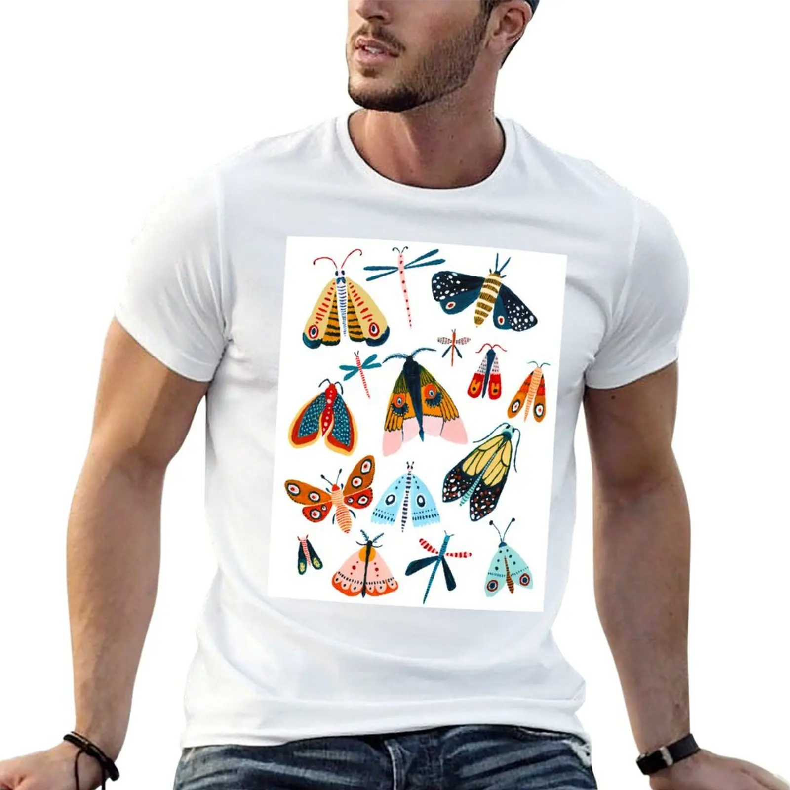 Woodland Moths T-Shirt baggy shirts shirts graphic tees t shirts for men pack