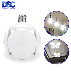 LED Bulb E27 40W Football UFO Lamp 360 degrees Folding Bulb 220V Lampada LED Spotlight Light Cold/Warm White