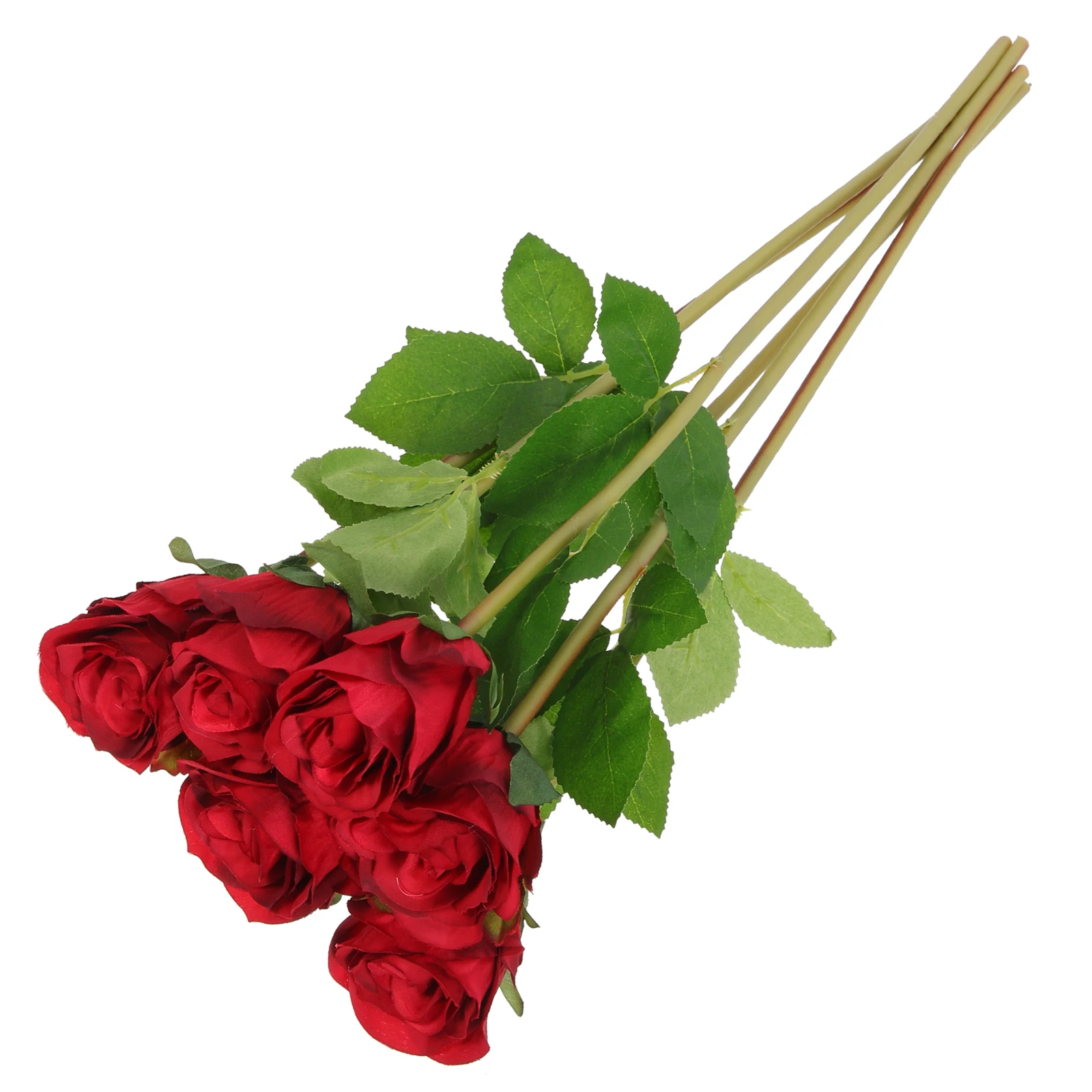 

6 Pcs Fake Rose Artificial Bride Flower Flowers for Decoration Plastic Roses Artifcial