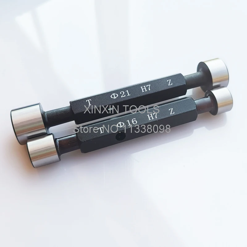 Calibre lustroso da tomada da elevada precisão ir/nenhum calibre métrico do gage do ir h7 precisão calibre liso interno fino, ferramenta de teste da diferença do passo 1 pces