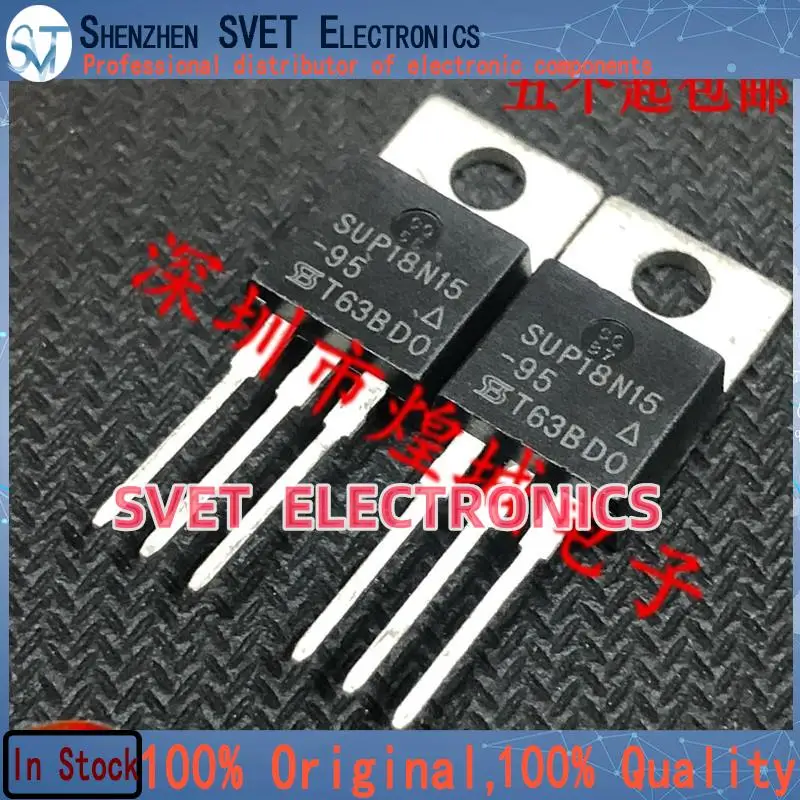 10PCS-50PCS  SUP18N15-95  TO-220 150V 18A    Original In Stock Fast shipping