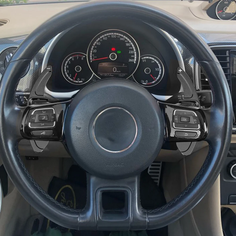 

For VW Golf 5 6 MK6 GTI R Jetta MK5 Passat B6 B7 CC Polo Sharan Tiguan Steering Wheel Paddle Extension Shift Cover 2Pcs/set