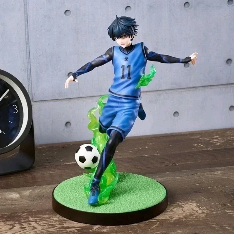 14cm Bluelock Seishiro Nagi Anime Figure Isagi Yoichi Action Figure Blue Lock Reo Mikage/Bachira Meguru Figurine Model Doll Toys