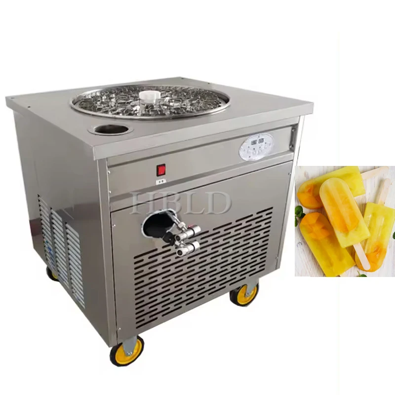 Commercial Automatic Rotating Popsicle Machine Thailand Stainless Steel Glass Flavor Popsicle Forming Machine