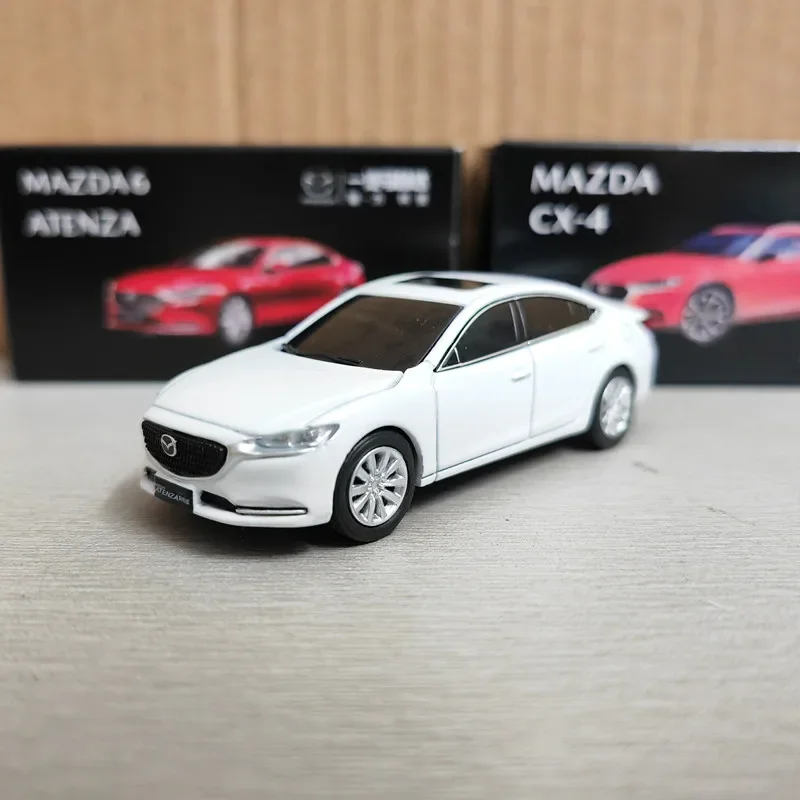 Diecast 1:64 Scale MAZDA ATENZA 2020 Horse 6 Alloy Car Model Collectible Toy Gift Souvenir Display