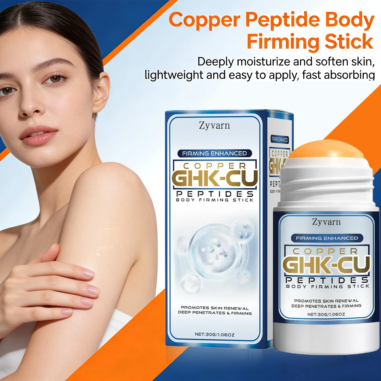 

Copper Peptide Body Firming Stick Tightening Lifting Skin Reduce Fine Lines Increase Skin Elasticity Ghk-Cu Body Lotion