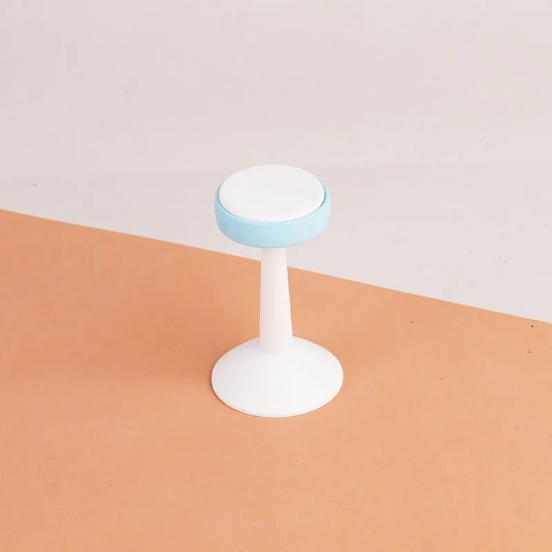 

5Pcs Miniature Dollhouse Stool Accessories Cute Plastic Chairs for Micro Landscape DIY Scene Decoration Dollhouse Chair Models