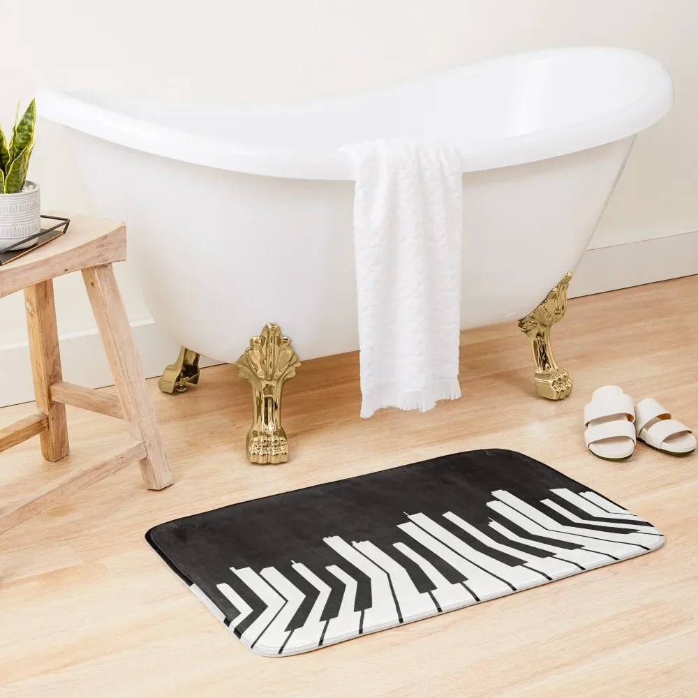 

Piano City Music Bath Mat Carpet Carpet Carpet External Entrance Doormat Mat
