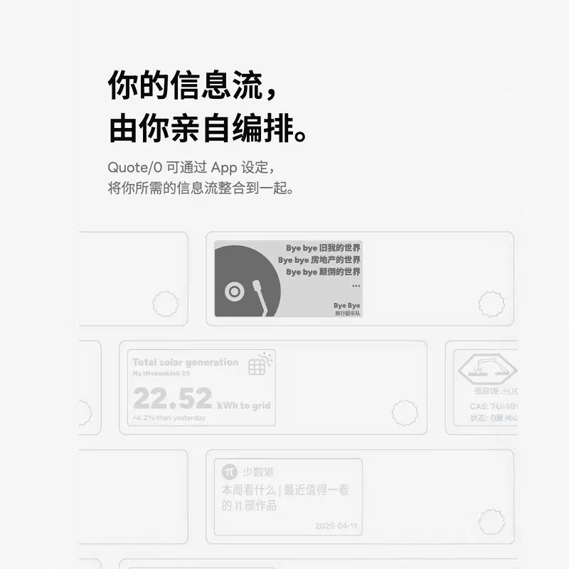 NFC E-Ink Smart Label Magnetic Sticky Note Reminder Memo Fridge Magnet DIY Customizable Display view 5