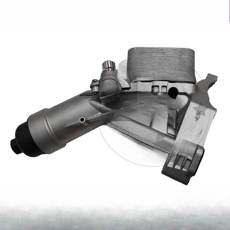 

Suitable for automotive aluminum alloy engine oil grid base radiator assembly