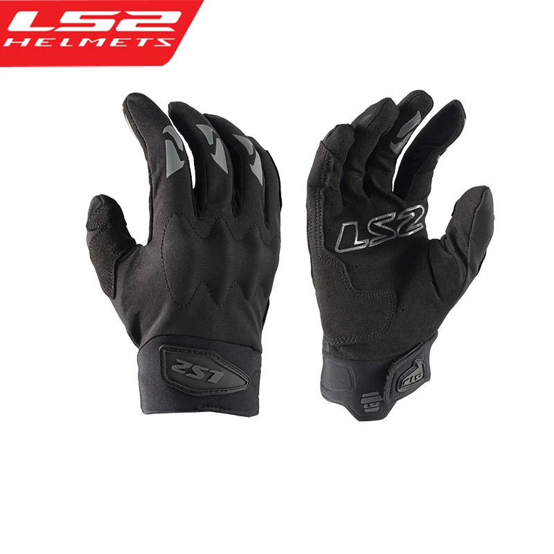 LS2 الأصلي قفازات للدراجات النارية الصيف تنفس LS2 HIKER قفازات السائق المضادة للسقوط مقاومة للاهتراء شاشة تعمل باللمس موتوكروس Guantes #1
