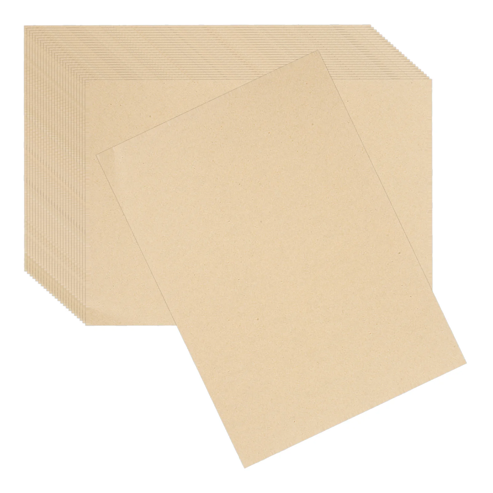 

1 Pack Blank Kraft Paper A4 Thick Card Stock For Diy Crafts Drawing Writing Handmade Projects Brown Paperboard Sheets Craft