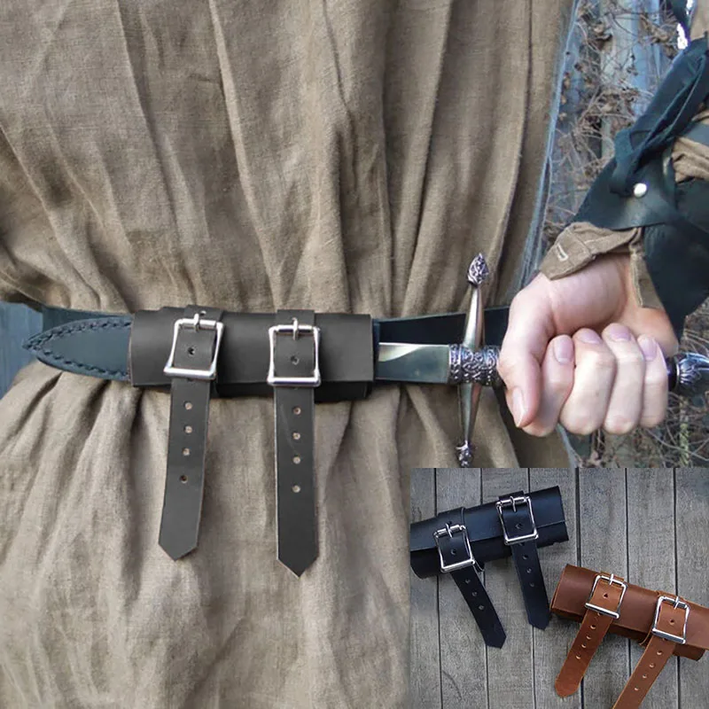 Mittelalterliche dunkle Elfe Assassin Gürtel Dolch Scheide Scheide Frosch versteckte Messer Abdeckung Halter Wikinger Ritter Cosplay Kostüm LARP Requisiten