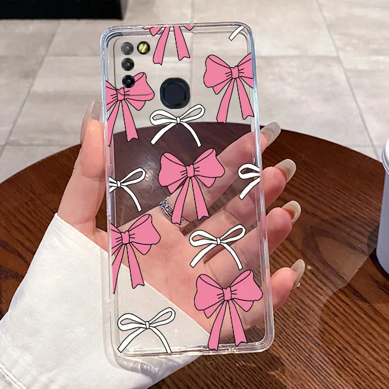 Case For Infinix Smart 5 2020 / Hot 10 Lite X657 X657C X657B Phone Case Luxury Cute Love Rabbit Funny Clear Soft Silicone Cover - view 4